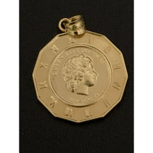 Load image into Gallery viewer, 18K Gold Pendant Angel Queen Elizabeth 2.75 grams - Rafant