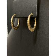 Load image into Gallery viewer, 18K Gold Earrings Hoops Loops 1.72 grams - Rafant