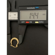Load image into Gallery viewer, 18K Gold Earrings Hoops Loops 1.08 grams Small - Rafant