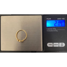 Load image into Gallery viewer, 18K Gold Ring Heart 2.14 grams Size 7 - Rafant