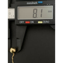 Load image into Gallery viewer, 18K Gold Earrings Balls Dangling 2.15 grams - Rafant