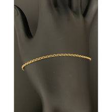 Load image into Gallery viewer, 18K Gold Bracelet Rolo Link Chain 7.5 inches 1.06 grams - Rafant