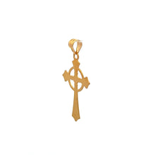 Load image into Gallery viewer, 18K Gold Pendant Cross Religious 0.45 grams - Rafant