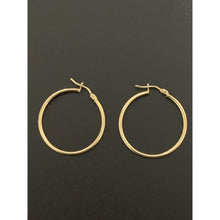 Load image into Gallery viewer, 18K Gold Earrings Hoops Loops 1.34 grams - Rafant