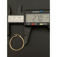 Load image into Gallery viewer, 18K Gold Earrings Hoops Loops 1.34 grams - Rafant