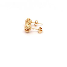 Load image into Gallery viewer, 18K Gold Earrings Stud Knot Small 1.25 grams - Rafant