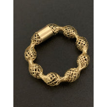 Load image into Gallery viewer, 18K Gold Ring Soft Mesh 0.53 grams Size 5 Dainty Lightweight Delicate - Rafant