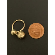 Load image into Gallery viewer, 18K Gold Ring Double Orbs Balls  1.43 grams Size 5 - Rafant