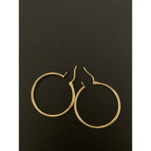 Load image into Gallery viewer, 18K Gold Earrings Hoops Loops 1.33 grams - Rafant