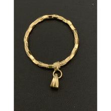 Load image into Gallery viewer, 18K Gold Pendant Circle Round 1.05 grams - Rafant