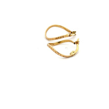 Load image into Gallery viewer, 18K Gold Earrings Hoops Irregular 1.04 grams Small - Rafant