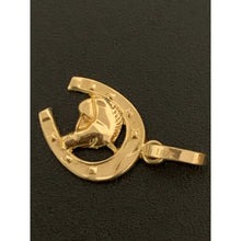 Load image into Gallery viewer, 18K Gold Pendant Horseshoe 0.75 grams Very Small - Rafant