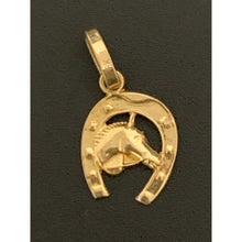 Load image into Gallery viewer, 18K Gold Pendant Horseshoe 0.75 grams Very Small - Rafant