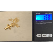 Load image into Gallery viewer, 18K Gold Necklace Chain 17.50" with Cross Pendant 1.98 grams - Rafant
