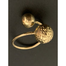 Load image into Gallery viewer, 18K Gold Ring Double Orbs Balls  1.43 grams Size 5 - Rafant