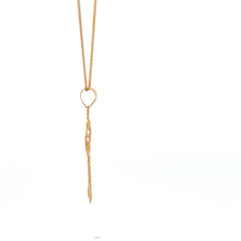 Load image into Gallery viewer, 18K Gold Necklace Chain 15.5" plus 2 inches extension Pendant Key 0.82 grams - Rafant
