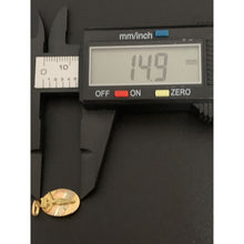 Load image into Gallery viewer, 18K Gold Pendant Oval Jesus Christ White Yellow Rose Gold 1.73 grams with Defects - Rafant