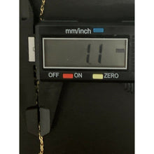 Load image into Gallery viewer, 18K Saudi Gold Necklace Chain 17.75" with Mother Mary Pendant - Rafant