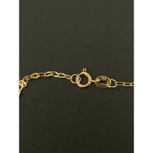 Load image into Gallery viewer, 18K Saudi Gold Necklace Chain 17.75" with Mother Mary Pendant - Rafant