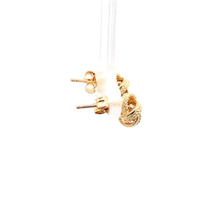 Load image into Gallery viewer, 18K Gold Earrings Knot Small - Rafant