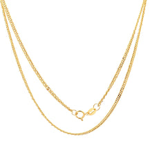 Load image into Gallery viewer, 18K Yellow Gold Necklace Chain Curb 17.75 inches 1.95 grams - Rafant