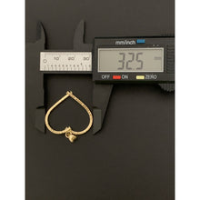 Load image into Gallery viewer, 18K Gold Pendant Heart 1.41 grams - Rafant