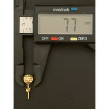 Load image into Gallery viewer, 18K Saudi Gold Stud Ball  Earrings - Rafant