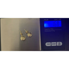 Load image into Gallery viewer, 18K Saudi Gold Stud Ball  Earrings - Rafant