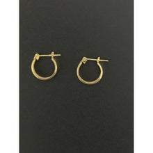 Load image into Gallery viewer, 18K Gold Earrings Hoops Loops Small 1.23 grams - Rafant
