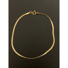 Load image into Gallery viewer, 18K Gold Chain Bracelet 7 inches 0.79 grams Lightweight Dainty - Rafant
