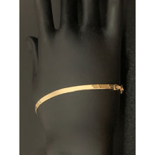 Load image into Gallery viewer, 18K Gold Bracelet Flat Chain 7.5 inches 3.03 grams - Rafant