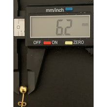 Load image into Gallery viewer, 18K Gold Earrings Stud Balls Small 1.62 grams - Rafant