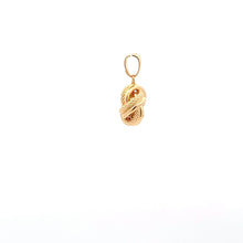 Load image into Gallery viewer, 18K Yellow Gold Pendant Knot 1.09 grams Small - Rafant