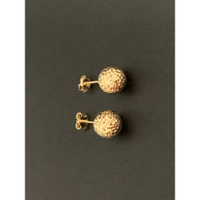 Load image into Gallery viewer, 18K Gold Earrings Stud Balls 2.19 grams - Rafant