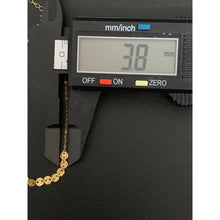 Load image into Gallery viewer, 18K Gold Bracelet Charms Discs Size 6.5 inches plus 1” extension 0.50 grams - Rafant