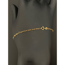 Load image into Gallery viewer, 18K Gold Bracelet Charms Discs Size 6.5 inches plus 1” extension 0.50 grams - Rafant