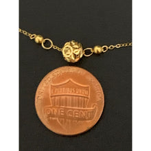 Load image into Gallery viewer, 18K Gold Bracelet Charm Ball Size 6.25" plus 1.25" extension 0.67 grams - Rafant