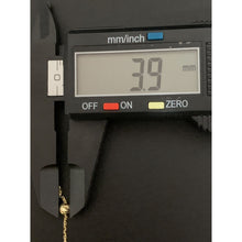 Load image into Gallery viewer, 18K Gold Necklace Chain 17.25" plus 1 inch Woman Lady Charm 2.40 grams - Rafant