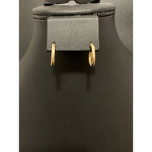 Load image into Gallery viewer, 18K Gold Earrings Hoops Loops Spiral 0.91 grams - Rafant