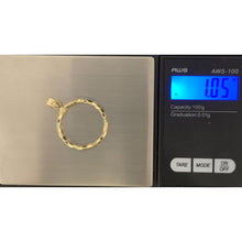 Load image into Gallery viewer, 18K Gold Pendant Circle Round 1.05 grams - Rafant