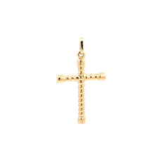 Load image into Gallery viewer, 18K Yellow Gold Pendant Cross Religious 1.34 grams - Rafant