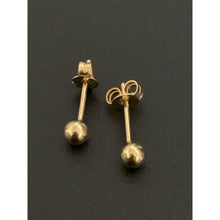 Load image into Gallery viewer, 18K Gold Earrings Stud Balls Tiny 0.90 grams - Rafant
