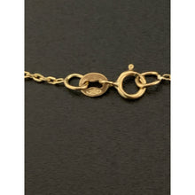 Load image into Gallery viewer, 18K Gold Necklace Chain Cable 15.75" with Tree of Life Pendant 2.28 grams - Rafant