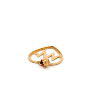 Load image into Gallery viewer, 18K Gold Pendant Heart Beat White Yellow Gold 1.13 grams - Rafant