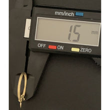 Load image into Gallery viewer, 18K Gold Earrings Hoops Loops Small 1.01 grams - Rafant