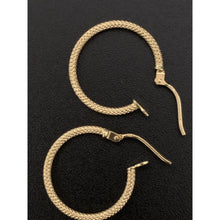 Load image into Gallery viewer, 18K Gold Earrings Hoops Loops Small 1.01 grams - Rafant