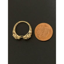 Load image into Gallery viewer, 18K Gold Ring Panther 1.16 grams Size 5.5 with Cubic Zirconia Stones - Rafant