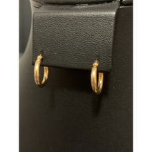 Load image into Gallery viewer, 18K Gold Earrings Hoops Loops Small 0.87 grams - Rafant