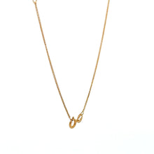 Load image into Gallery viewer, 18K Gold Necklace Chain 18 inches Charms Beads 0.82 grams - Rafant