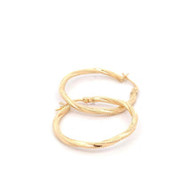 Load image into Gallery viewer, 18K Yellow Gold Earrings Hoops 1.31 grams - Rafant